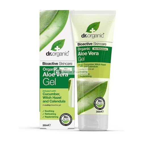 Dr Organic Aloe Vera Gél Uborkával, 200ml