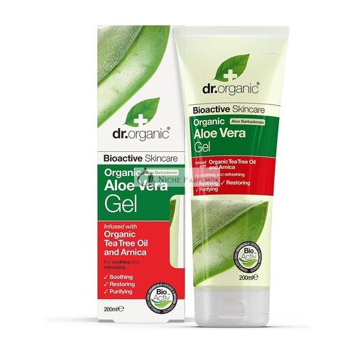 Dr Organic Bio Aloe Vera Gél Teafa és Árnika 200ml