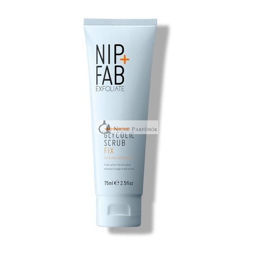 Nip + Fab Glykolsav Fix Arctisztító Scrub Szalicilsavval AHA/BHA Hámlasztó Arctisztító 75ml