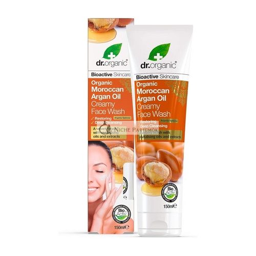 Dr. Organic Marokkói argánolaj arctisztító 150ml