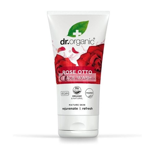 Dr Organic Rózsa Otto Krémes Arctisztító, 180g