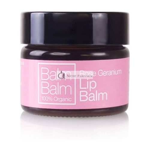 Balm Balm Organikus Rózsa Geránium Ajkakápoló, 15 ml