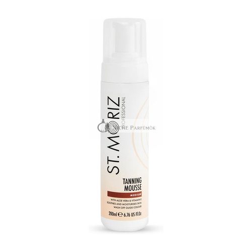 St Moriz Professzionális Azonnali Barnító Hab Aloe Verával és E-vitaminnal Közepes, 200ml