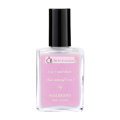 Nailberry Acai Körömelixír Rózsás Illattal 5 az 1-ben Intenzív Kezelés, 15ml