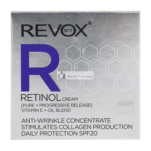 Revox 50ml Retinol SPF20 Napi Arckrém