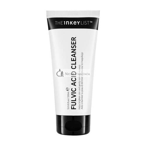 The Inkey List Fulvic Acid Cleanser 150ml - Sminkeltávolító az Egészséges Arcbőrért - Illatmentes - Minden Bőrtípushoz