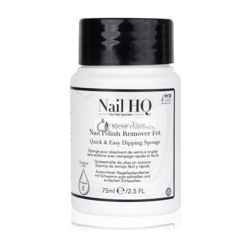 Nail HQ Acetonmentes Körömlakk Eltávolító - 75 ml