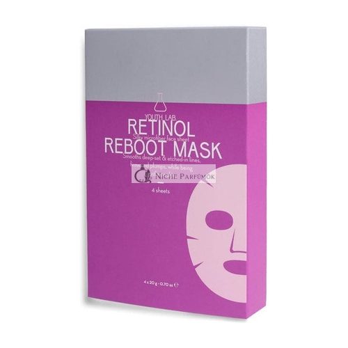 Youth Lab Retinol Reboot Maske, 4 Stück