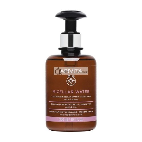 Apivita Mizellares Wasser Reinigendes Mizellares Wasser für Gesicht und Augen, 300ml