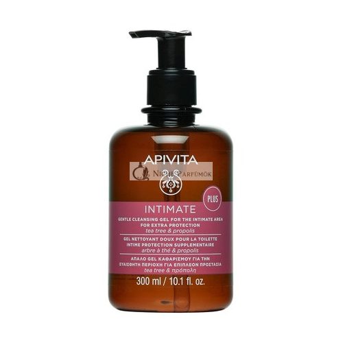 APIVITA Intimate Plus Gyengéd Tisztító Gél Intim Területekre, 300ml