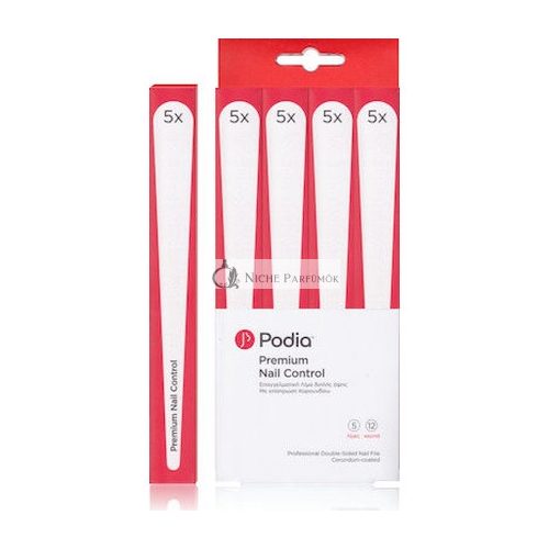 Podia Premium Nagelpflege Professionelle doppelseitige Nagelfeile 5 Stück