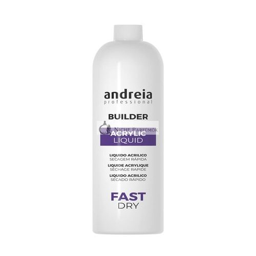 Andreia Profi Nagelaufbau Acryl-Monomer Flüssigkeit Schnelltrocknend 1000ml - Salonqualität Schnelltrocknende Flüssigkeit für starke Nagelverlängerungen