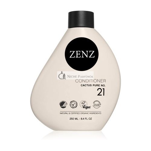 ZENZ Bio-Kaktus Pure No. 21 Tiefenhydrationsbalsam - Geeignet für Allergiker, 250 ml