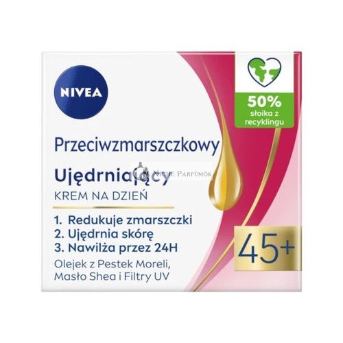 Nivea Ránctalanító + Firmító Nappali Krém 45+, 50ml