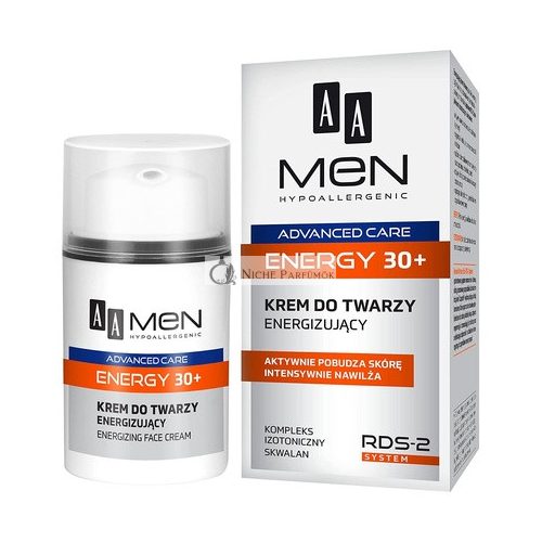 AA Men Hypoallergen Advanced Care 30+ Energie Gesichtscreme, 50ml