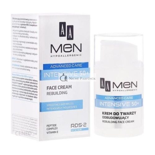 AA Oceanic Men Hypoallergen Advanced Intensive Rebuilding Face Cream 50+