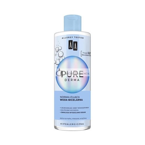 AA Pure Derma Normalizáló Micellás Víz, 400ml