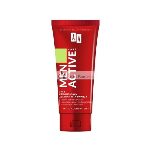 AA Men Active Care 3in1 Arctisztító 150ml