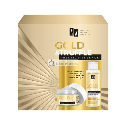 Aaset Goldtrüffel-Creme-Essenz für das Gesicht 50ml und Reinigungsmilch 150ml