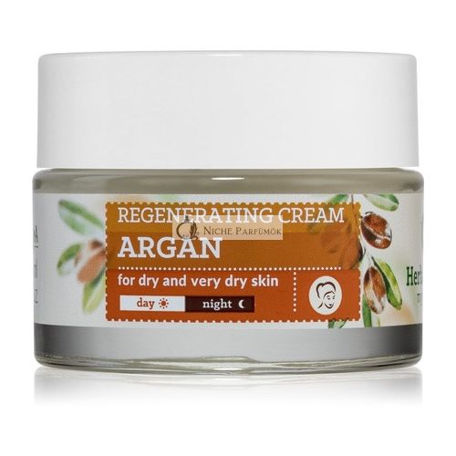 Farmona Herbal Care Arganöl Tages- und Nachtpflege regenerierende Creme, 50 ml, für trockene Haut