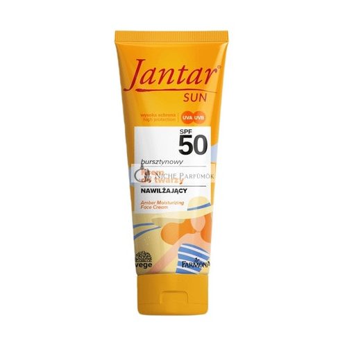 Jantar Bernstein Feuchtigkeitscreme für das Gesicht SPF50, 50ml