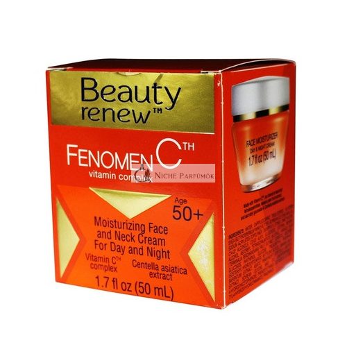 Beauty Renew Fenomen C Feuchtigkeitsspendende Gesichts- und Halscreme 50+