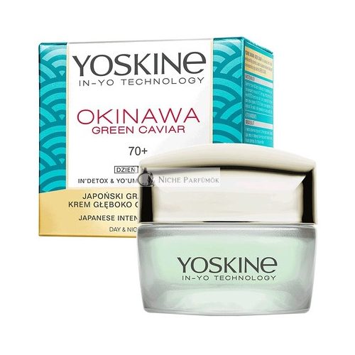 Yoskine Okinawa Zöld Kaviár Nappali és Éjszakai Krém 70+ 50ml