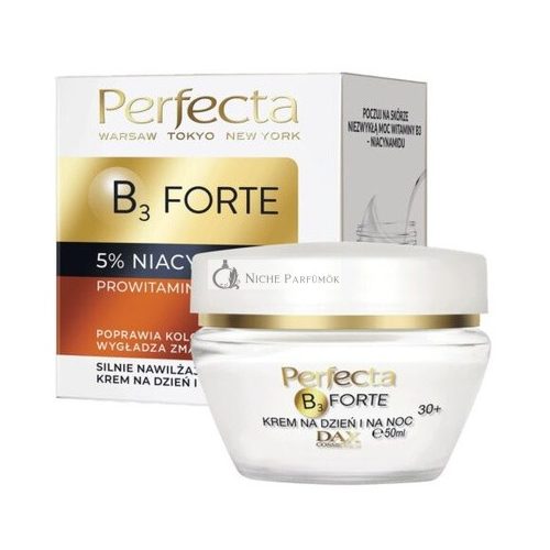 B3 Forte Intensiv Feuchtigkeitsspendende Tages- und Nachtcreme 30+ mit 5% Niacin