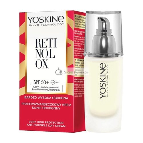 Yoskine Retinolox Anti-Falten Tagescreme mit hohem SPF 50+