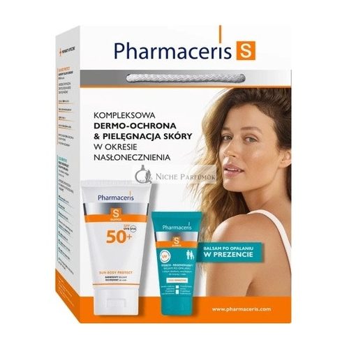 Pharmaceris S Barrier Set Testápoló Balzsam 150 Ml Nyugtató-Regeneráló Balzsam 50 Ml