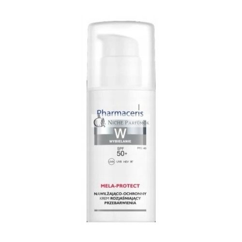 Pharmaceris W Mela-Protect Feuchtigkeitsspendende und Schützende Creme für den Tag, SPF 50, 50 ml