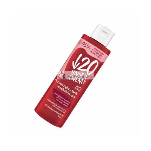 Under Twenty Anti Akne Antibakterielles Reinigungstonikum, 200ml