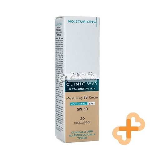 Clinic Way Hidratáló BB Krém No.20 SPF50+, 30 ml