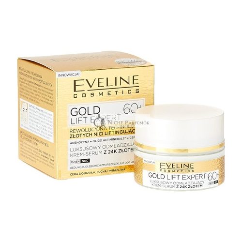 Eveline Cosmetics Gold Lift Expert Tages-/Nachtcreme 60+, 50ml