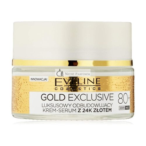 Eveline Cosmetics Gold Exclusive Luxus Tages-/Nachtcreme 80+, 50ml