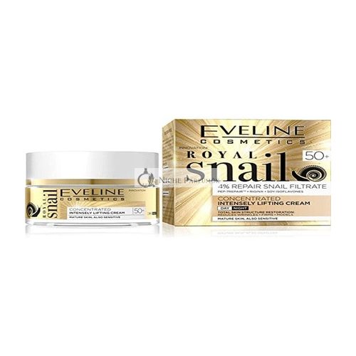 Eveline Cosmetics Königliche Schnecke Starker Lifting Tages- und Nachtcreme 50+, 50ml