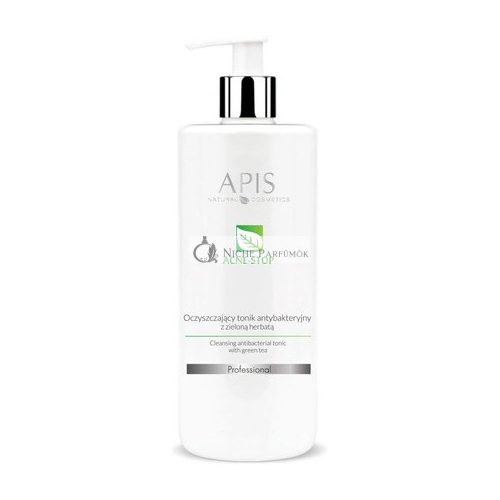 Apis Professional Acne Stop Reinigung Antibakterielles Tonikum mit Grünem Tee, 500ml