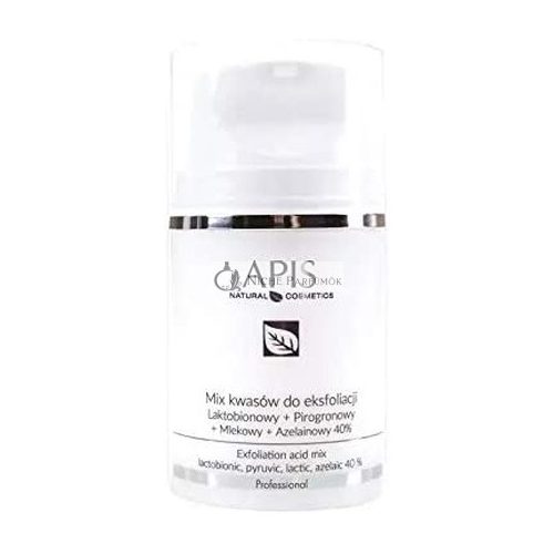 Apis Professional 40% Hámlasztó Savkeverék Lactobionic Pyruvic Lactic Azelaic, 50ml