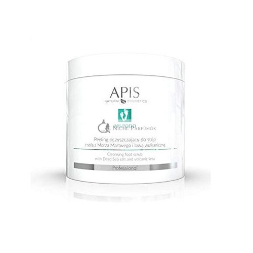 APIS API-PODO Fußpeeling mit Totes Meer Salz und Vulkanischem Gestein, 700g