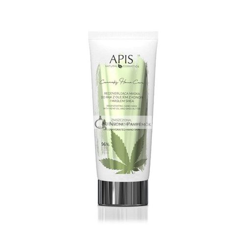 APIS CANNABIS HOME CARE Regenerierende Handmaske mit Cannabisöl und Hydromanil-Komplex, 200ml