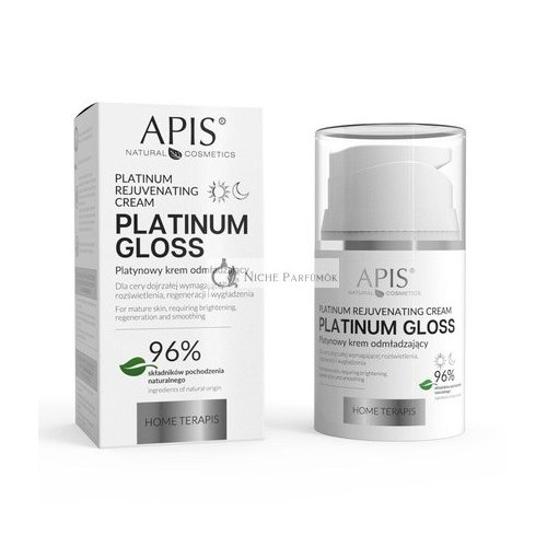 Apis Platinum Gloss Verjüngende Gesichtscreme Tag Nacht 50ml