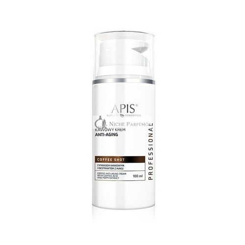 Apis Kaffee Shot Anti-Aging Gesichtscreme mit Kaffee und Mohnextrakt, 100ml