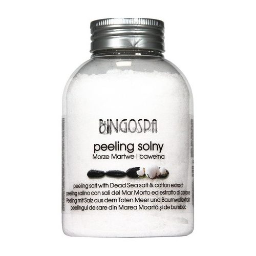 Bingospa Holt-tengeri Peeling Só Pamut Kivonattal, 580g