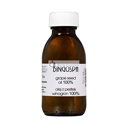 BINGOSPA Anti-Aging Traubenkernöl für seborrhoische und akneanfällige Haut, Hautentzündungen und Ekzeme, Gelenkschmerzen 100ml