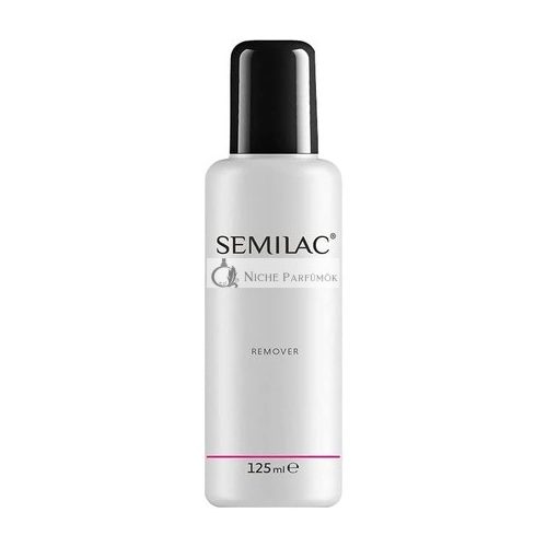 Semilac Entferner Nagellackentferner 125ml mit Aceton und Lanolin - Dermatologisch Getesteter UV LED Nagellackreiniger für Maniküre und Pediküre