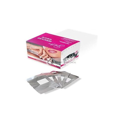 Semilac Aluminium Nagellackentferner Wraps - 50 Stück