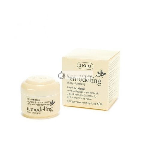 Ziaja Umformender Anti-Aging Tagescreme mit Kollagenformel 60+ für reife Haut, 50ml