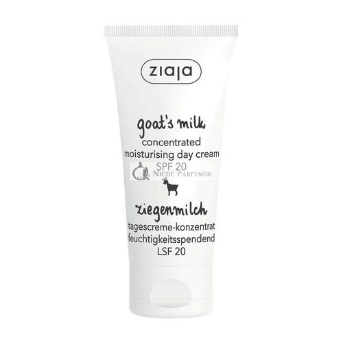 Ziaja Ziegenmilch Konzentrierte Feuchtigkeitspflege Tagescreme SPF 20, 50ml