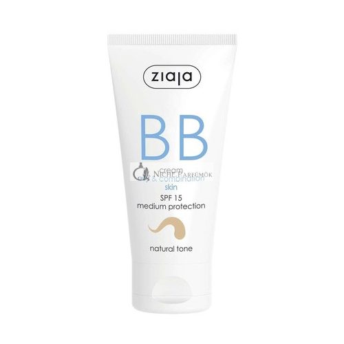 BB Krém Zsíros és Kombinált Bőrre SPF15 Természetes Árnyalat, 50ml