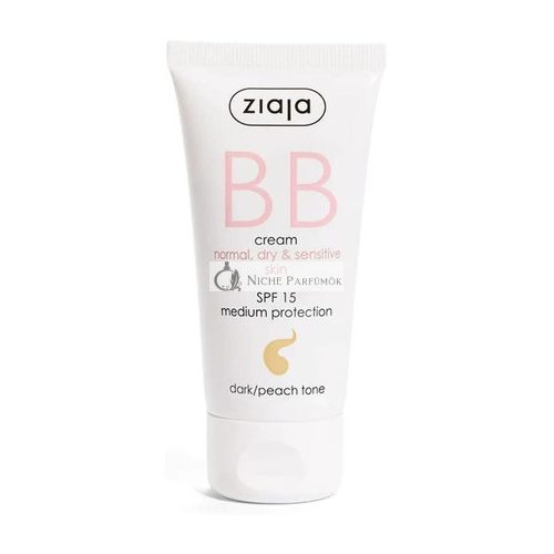 Ziaja BB-Creme für fettige und Mischhaut Dunkler/ Pfirsich Farbton, 50ml